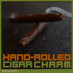 Hand-Rolled Cigar Charm 3d model