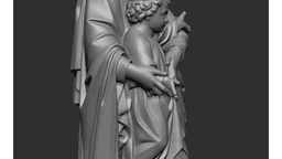Our Lady and Child Scanning STL Printable 3d model