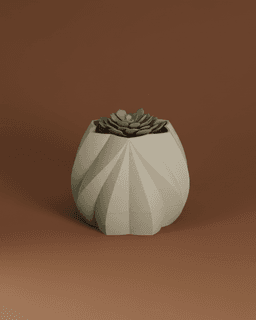 Flowerpot Star 3d model