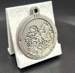 St Halo Necklace Pendant 3d model