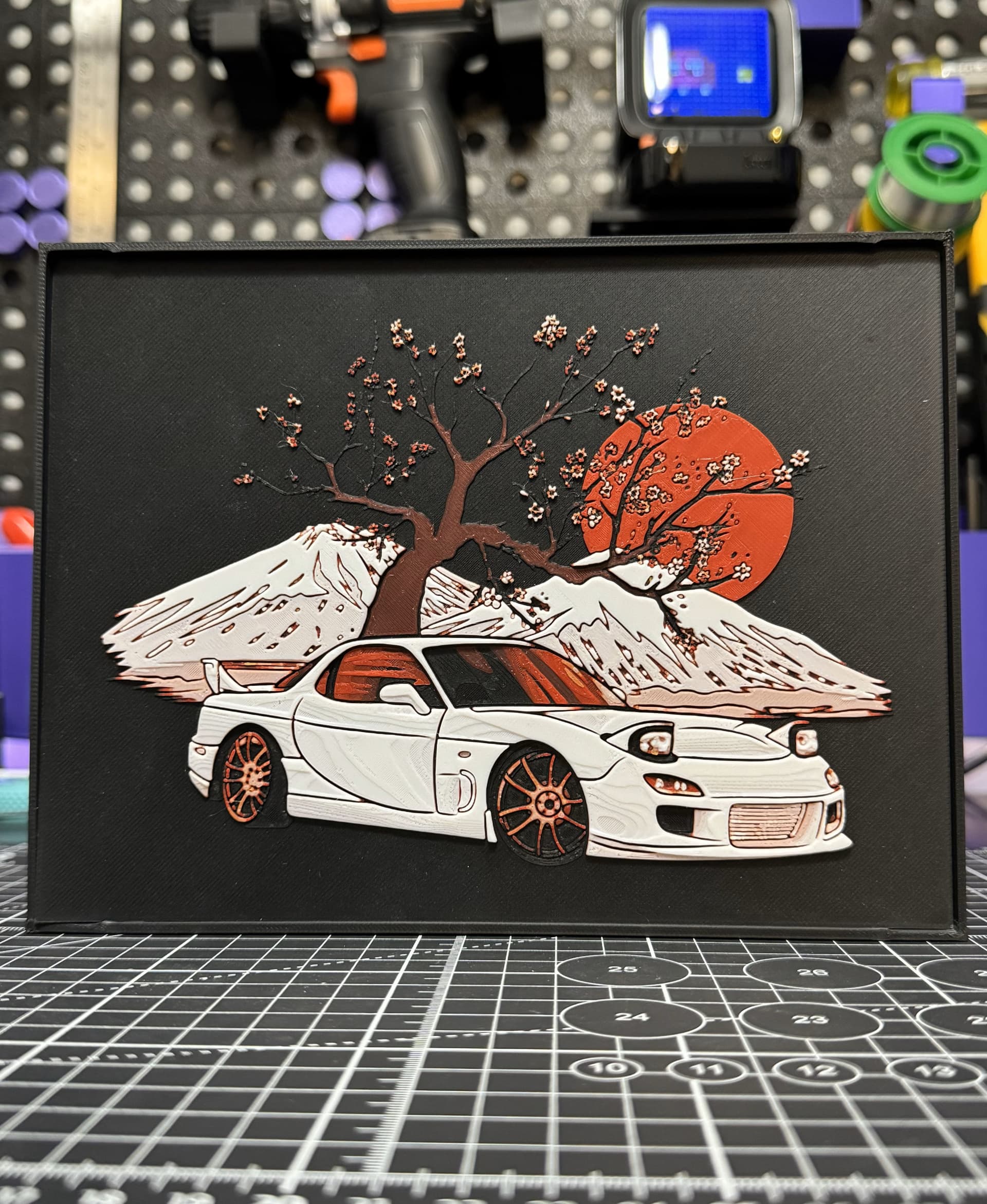 Framed RX7 3d model