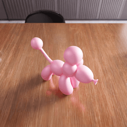 Balloon Poodle Dog Figure - Puppy Party Decor 3d model