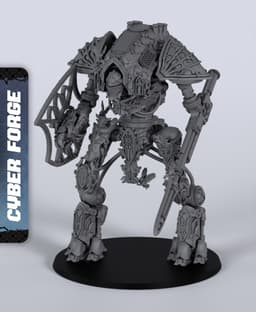 Sisters Matriarch - With Free Cyberpunk Warhammer - 40k Sci-Fi Gift Ideas for RPG and Wargame 3d model
