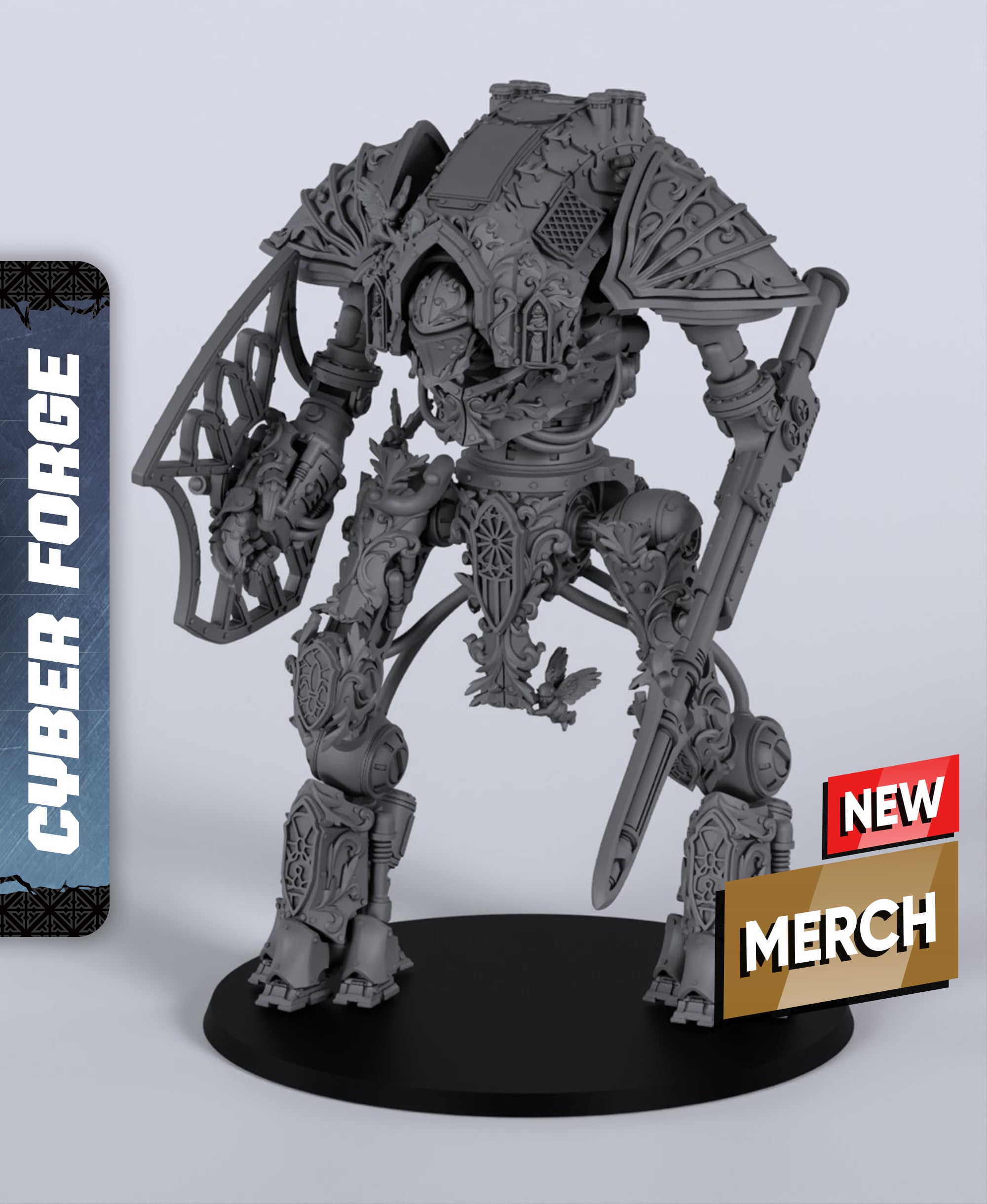 Sisters Matriarch - With Free Cyberpunk Warhammer - 40k Sci-Fi Gift Ideas for RPG and Wargame 3d model