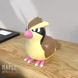 Pidgey Window - Support Free - Promo Card 3d model