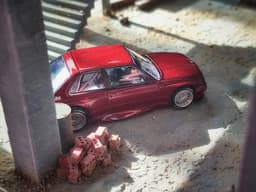 Construction Site, Concrete Building Diorama for Hot Wheels and 1:64 Scale Diecast Cars & Figure 3d model