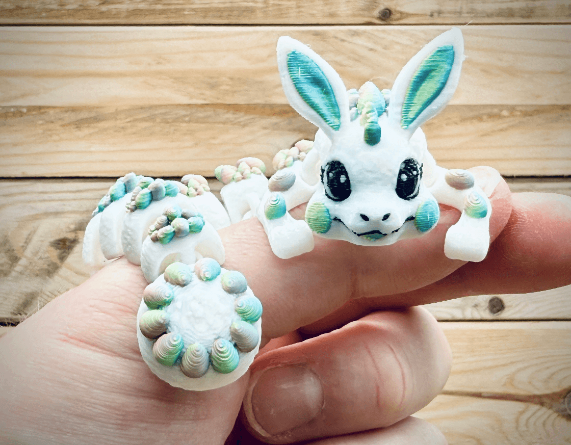 Easter Bunny Dragon 3d model