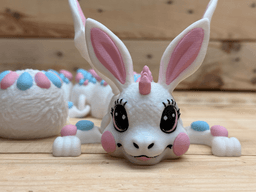 Easter Bunny Dragon 3d model