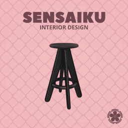 Miniature Replica 1:12 Tom Dixon 408. Tom Dixon Slab Barstool for Miniature Dollhouse - 3D Print In 3d model