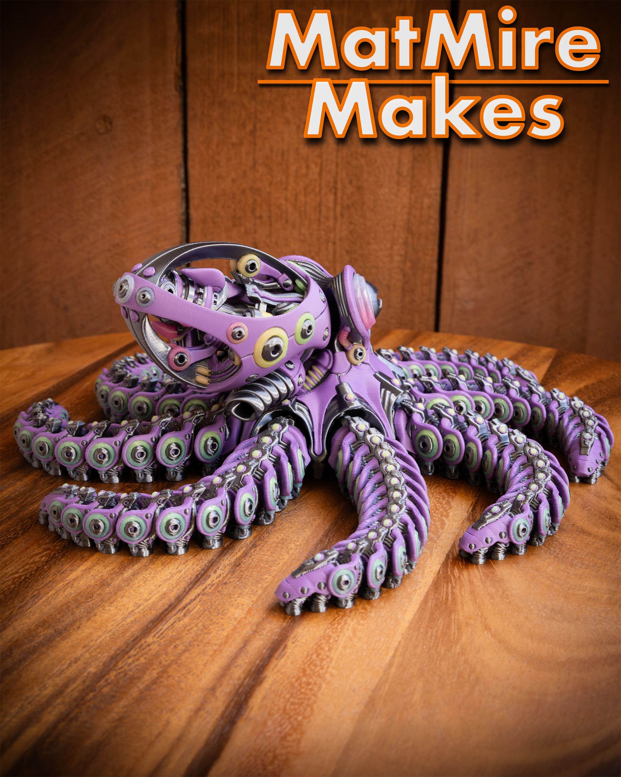 Robo Octopus - Articulated Figure 3d model