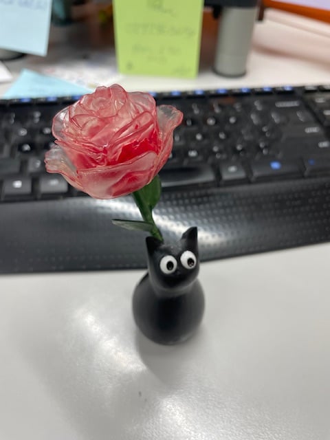 I loved this print! I reduced it for a single bud and it worked perfectly.
Thanks or the STL!
