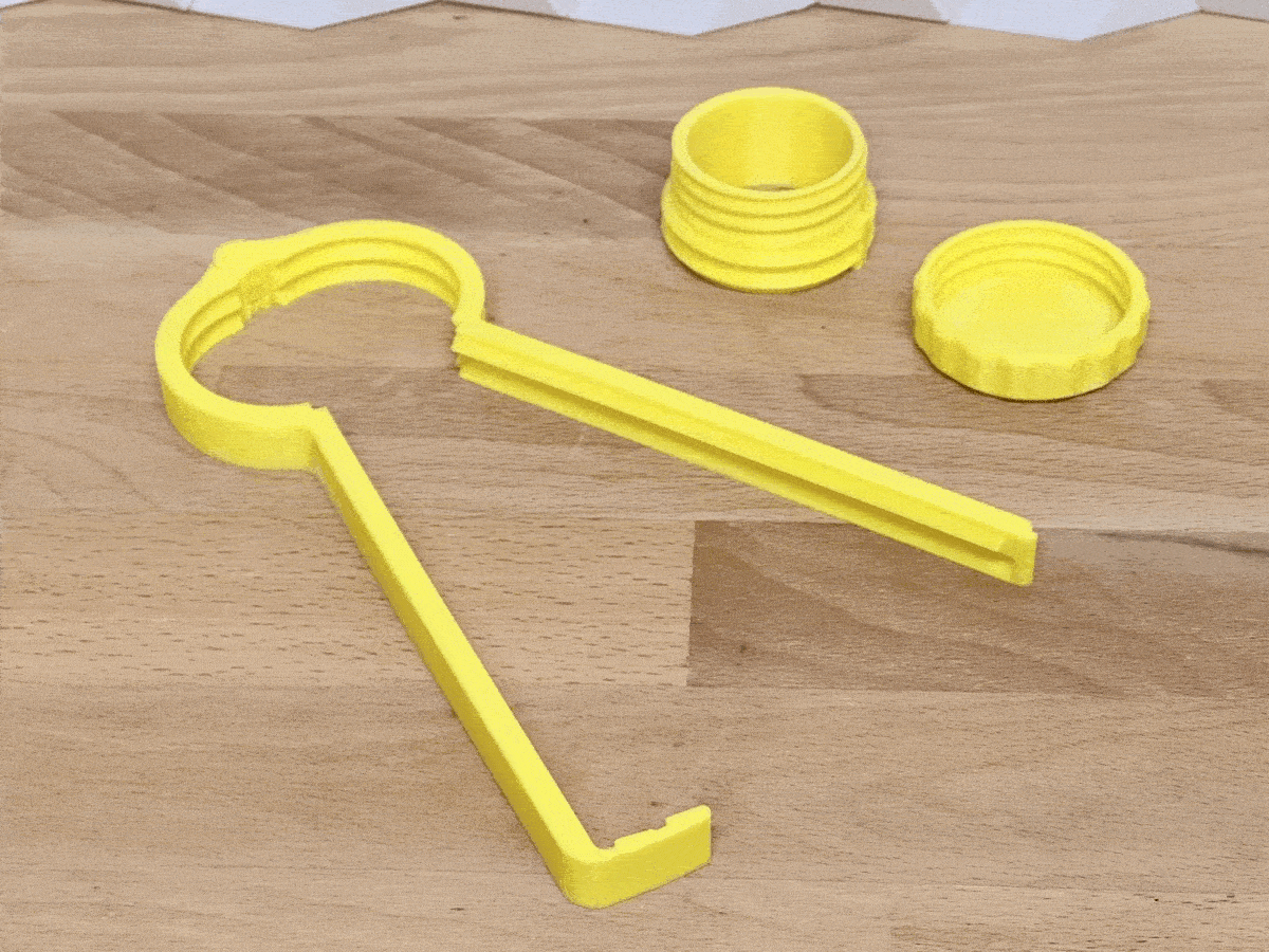 Ultimate Bag Clip (with Lid - easy access!) 3d model
