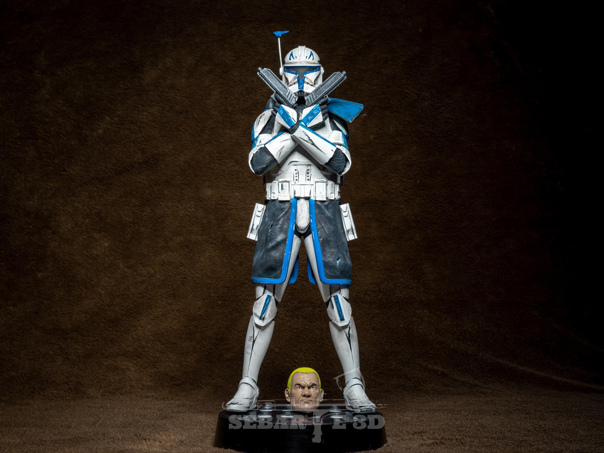 WICKED STAR WARS CAPTAIN REX: TESTED AND READY FOR 3D PRINTING 3d model