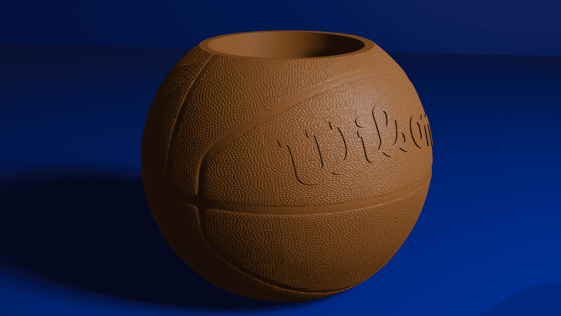 Michigan Basketball Beer Can Holder 3d model