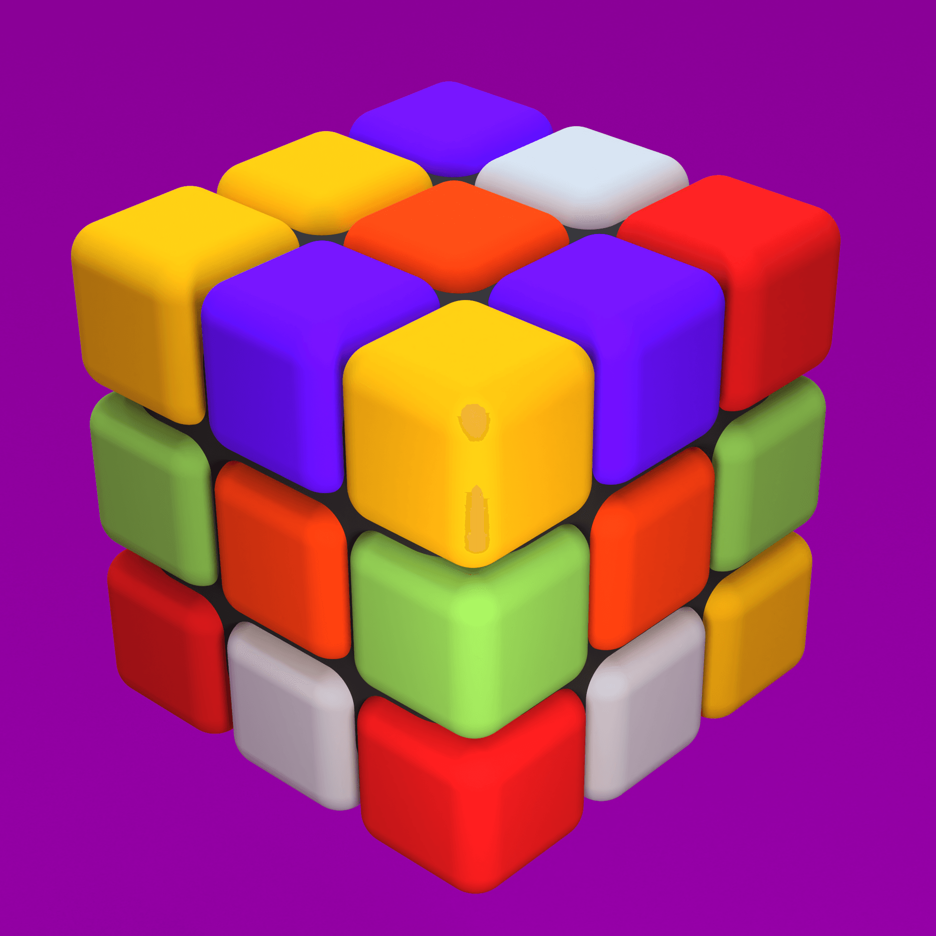 Rubik's Cube 3d model