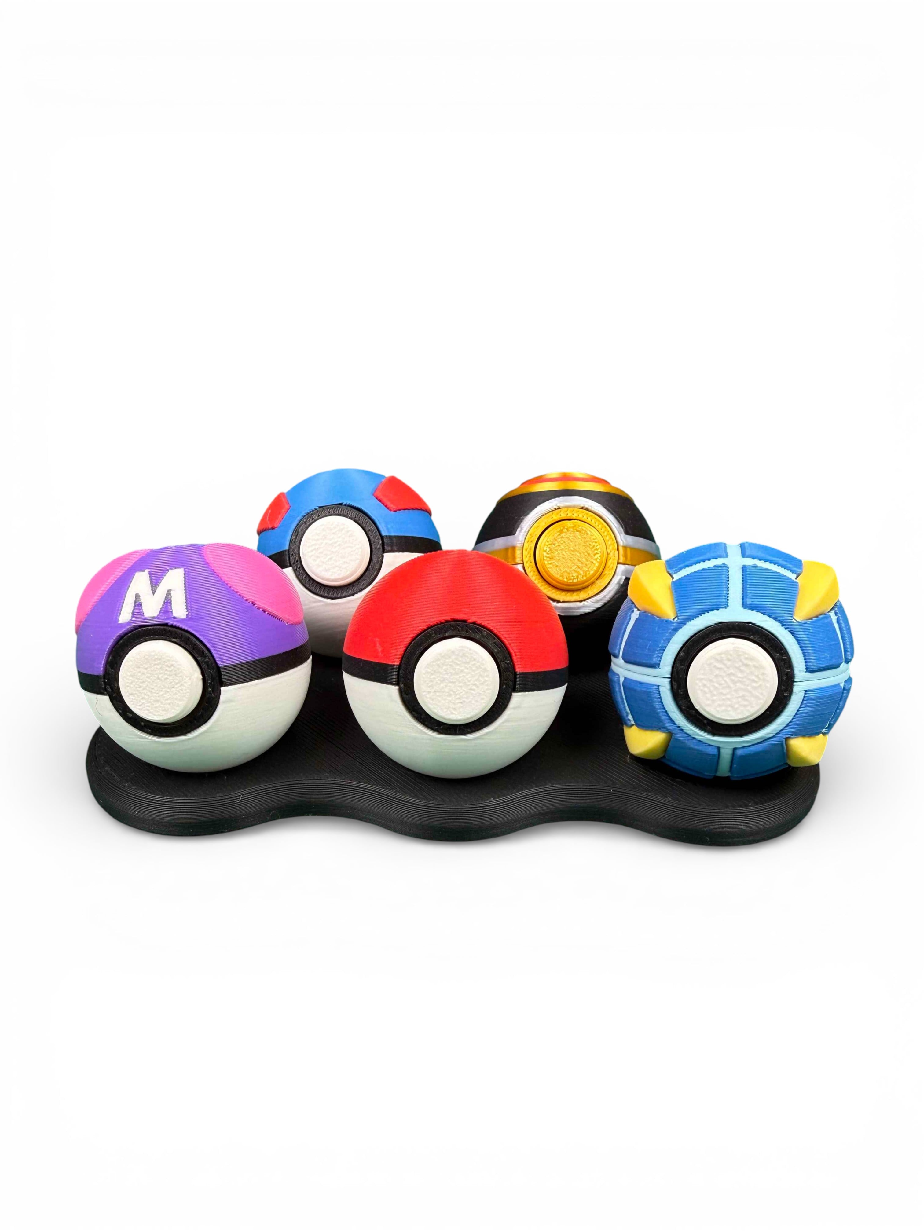 Pokeball Clicker Stands 3d model