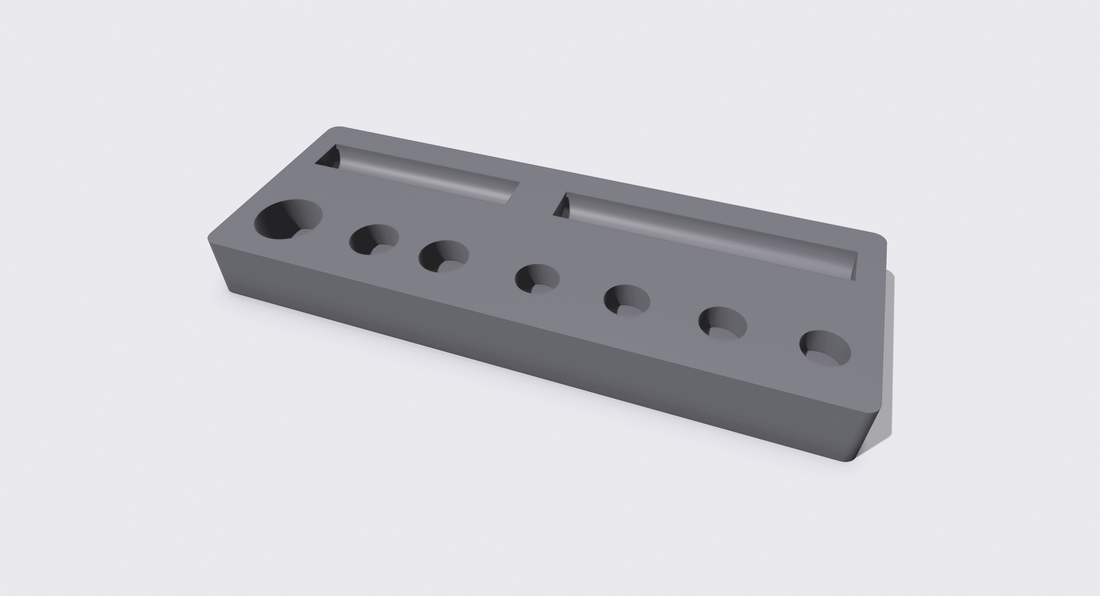 Magnetic Heat Press Bit Holder 3d model
