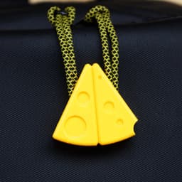Zipper Pull - Cheese 3d model
