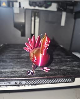 Articulated turkey print in place (2).stl 3d model