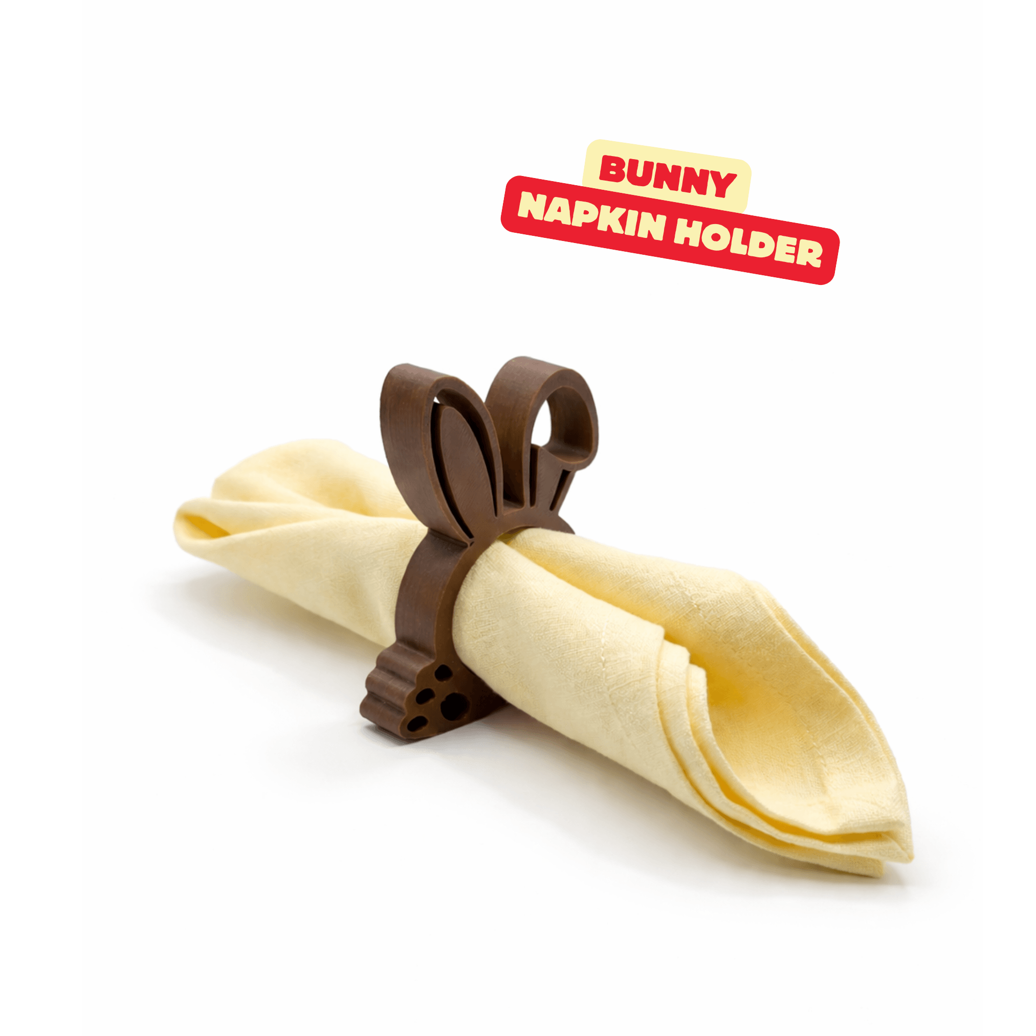 NAPKIN HOLDER - EASTER BUNNY EDITION / EASTER TABLE DECOR / CUTE HOMEDECOR / DECOR / DECORATIONS 3d model