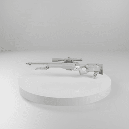 Call of duty black ops 1 L96a1 prop file 3d model