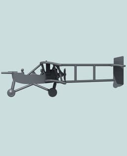 1:144 Voisin 4 3d model