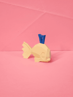 Feebas Low Poly Pokemon 3d model