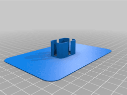 cable outlet for wall 3d model