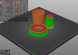 A tea lid, strainer and cover that should fit most glasses and cups 3d model