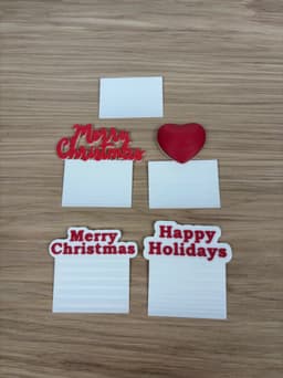 Wedges for Crappy Gift Card Holder 3d model