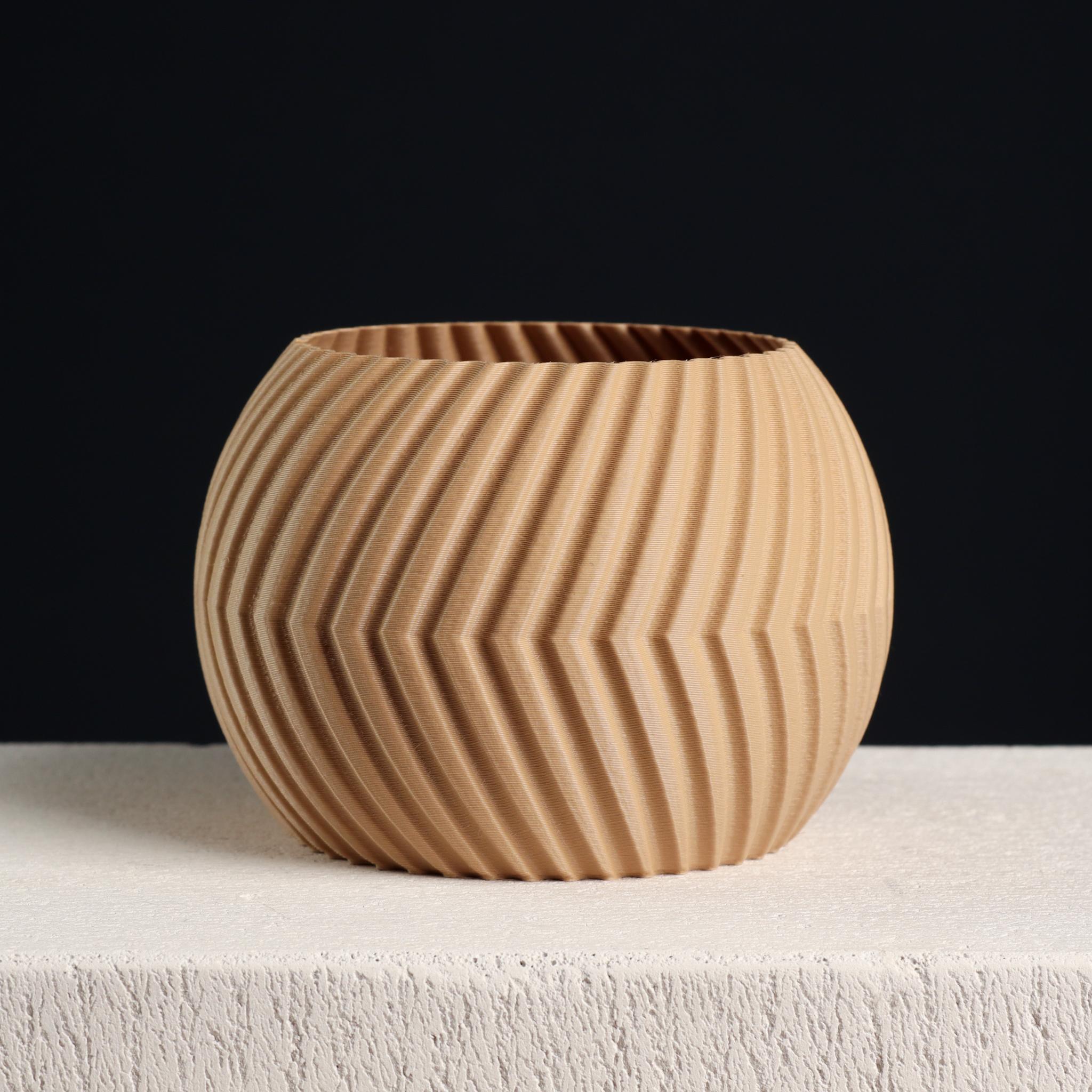 Sphere Planter Split, Vase Mode, Slimprint 3d model