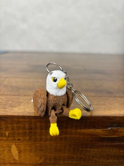 Bald Eagle Keychain 3d model