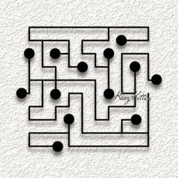 pacman circuit wall art home decor.stl 3d model