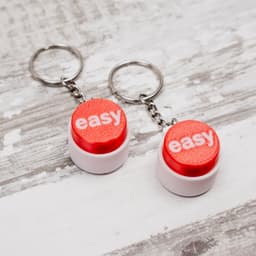 EASY BUTTON CLICKY KEYCHAIN 3d model