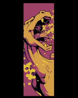 Fan Art Pop Style Bookmarks of the Great Pokémon - Charizard 3d model