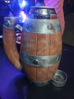 Tavern Dice Tower Mug - 16oz and 12oz Can Holder 3d model