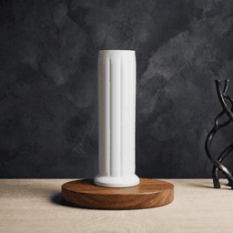 Vase Facetté Fin 3d model