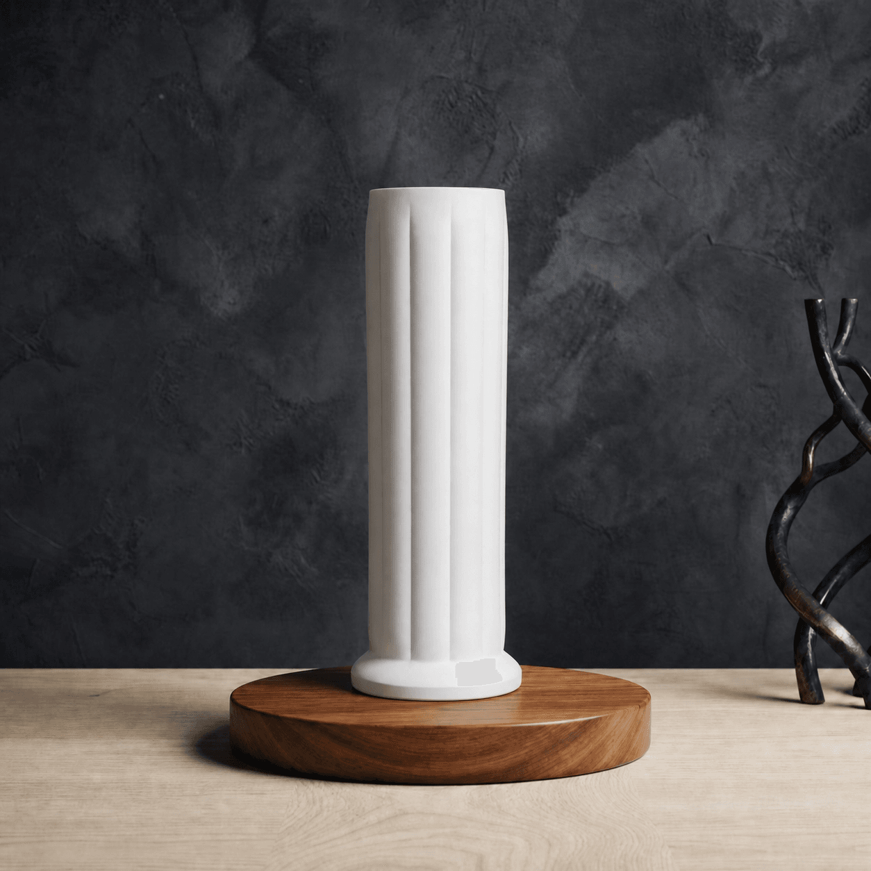 Vase Facetté Fin 3d model