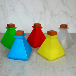 Potion Bottle LED Light 3d model