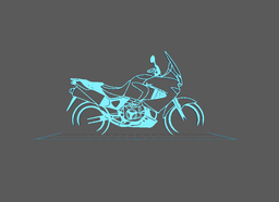 Honda - Varadero Wall Art 3d model