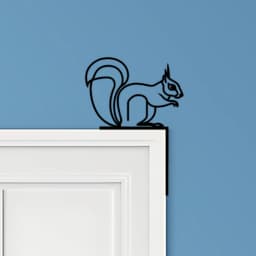 Squirrel Door Corner Decor 3d model