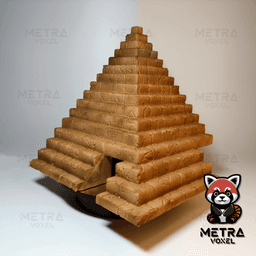 Pyramid for Fish Tank 3d model