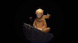 The Little Prince & His Rose - A Tale of Love and Responsibility 3d model