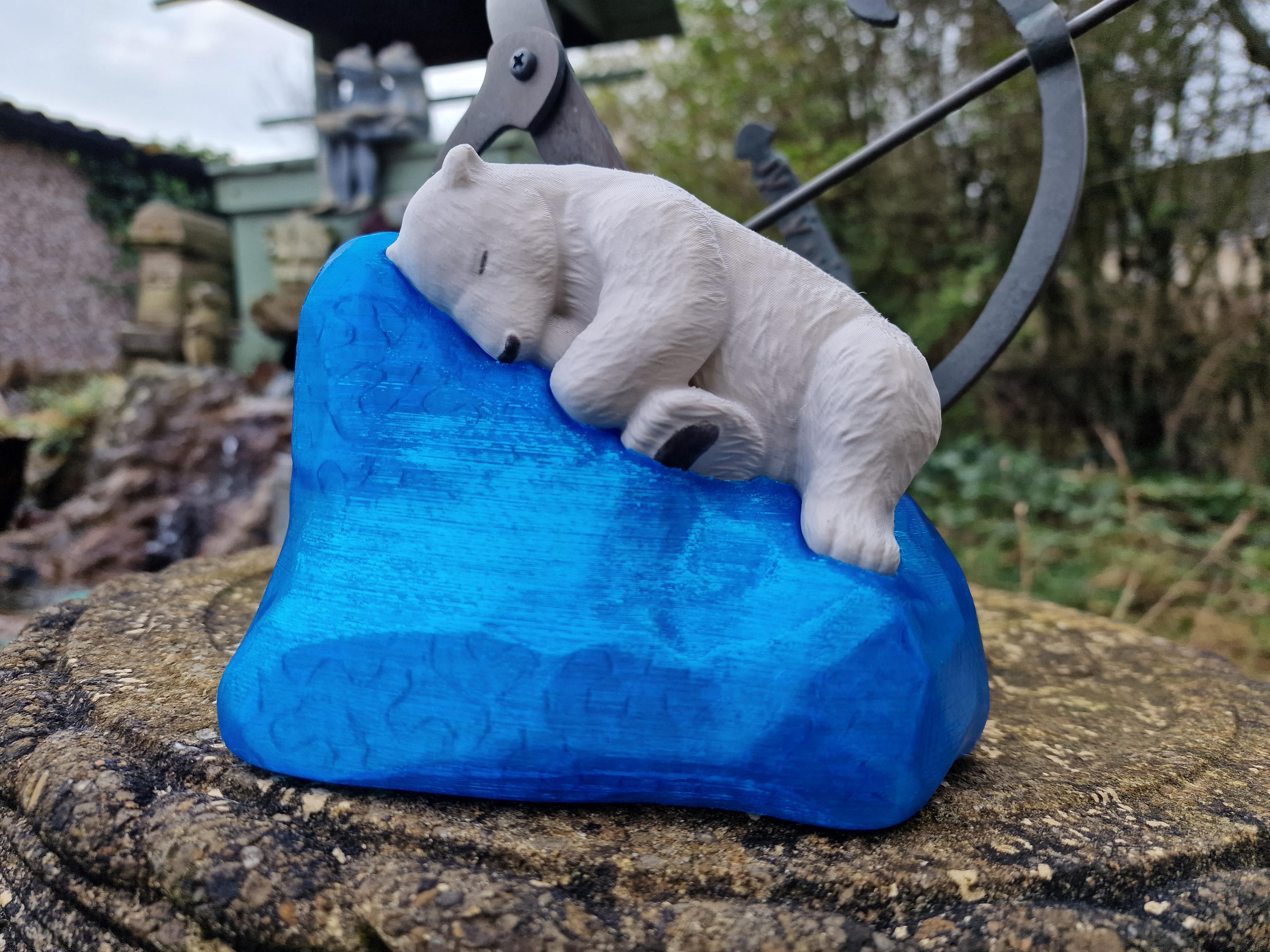 Sleeping Polar Bear 3d model
