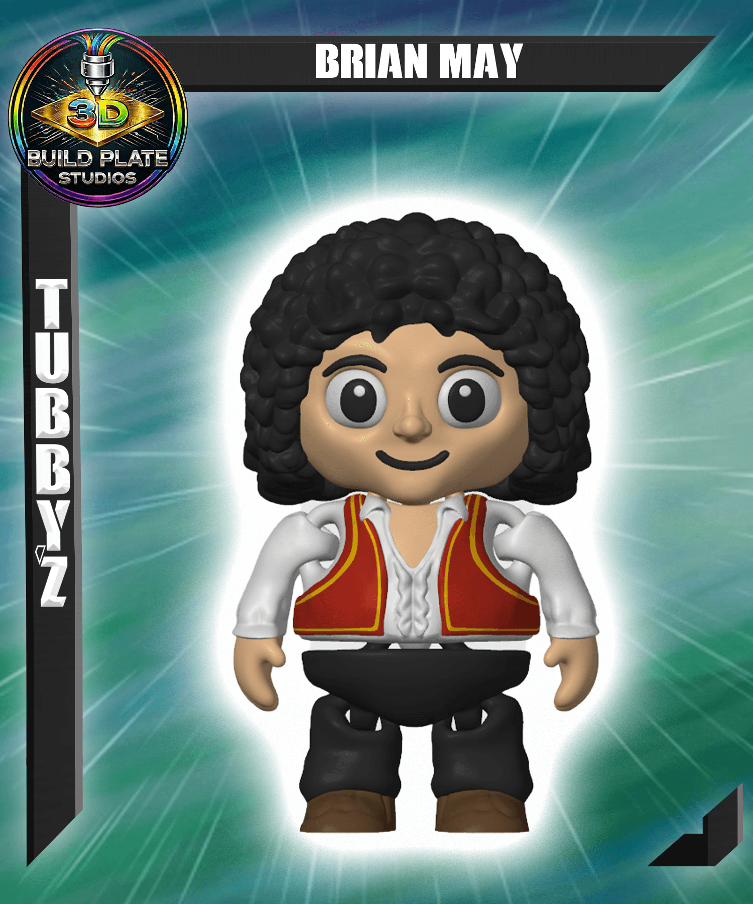 Music Queen Brian May.3mf 3d model