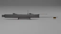CSS H.L. Hunley 3d model