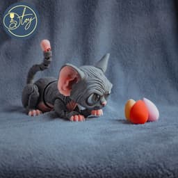 Larry the Sphynx 3d model