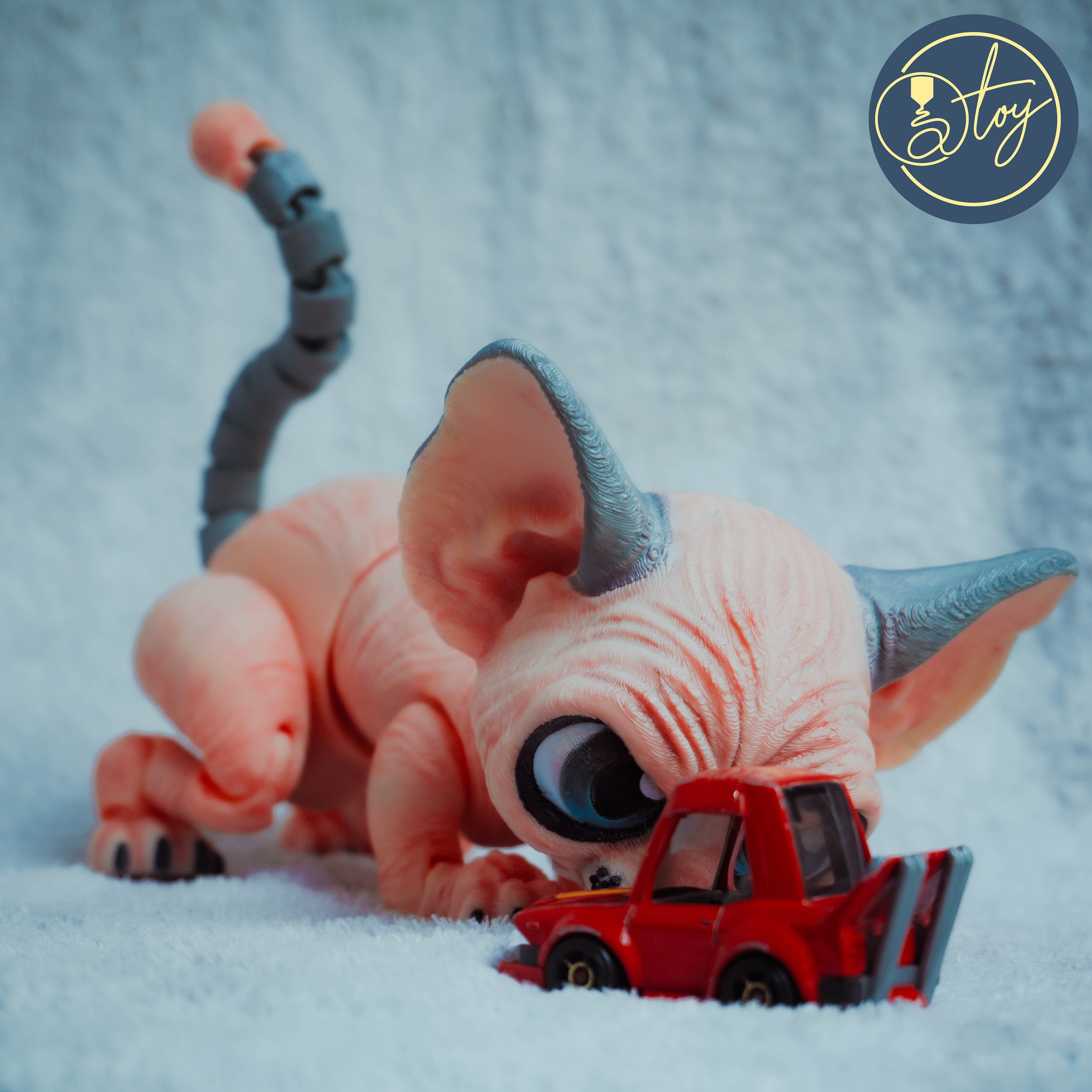 Larry the Sphynx 3d model