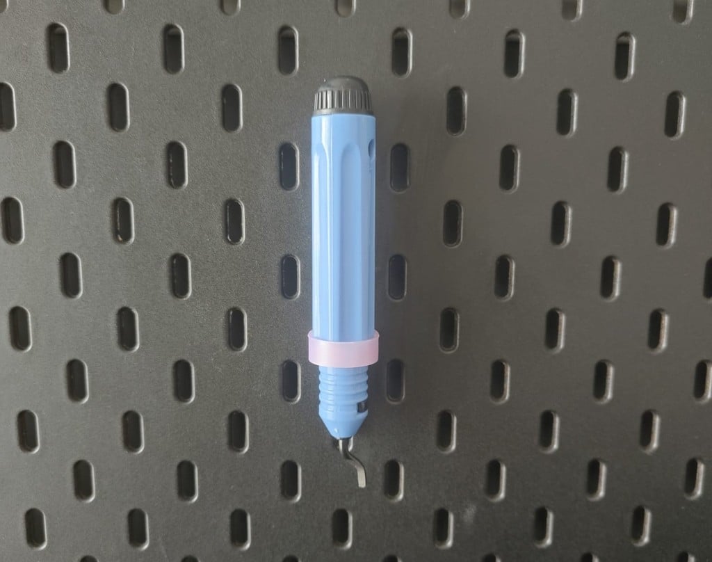Simple deburring tool insert for ikea Skadis 3d model
