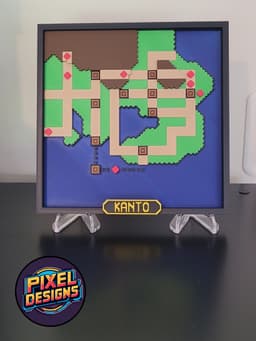 Kanto Map 3d model